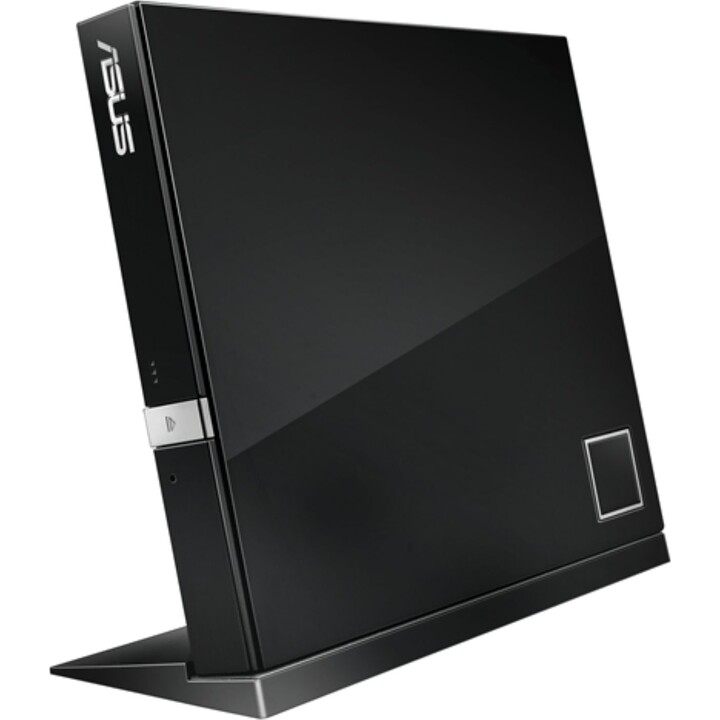 Asus unidad de disco óptico DVD SBC-06D2X-U, lector bluray, USB 2.0, negro