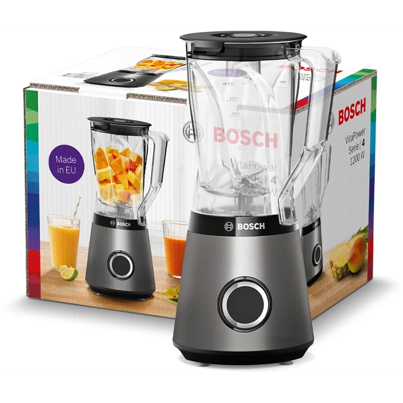 Bosch Licuadora serie 4 VitaPower 1200w, plateada