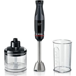 Bosch batidora de mano, ErgoMaster serie 4, motor de 1000w, control dinámico de velocidad, negro