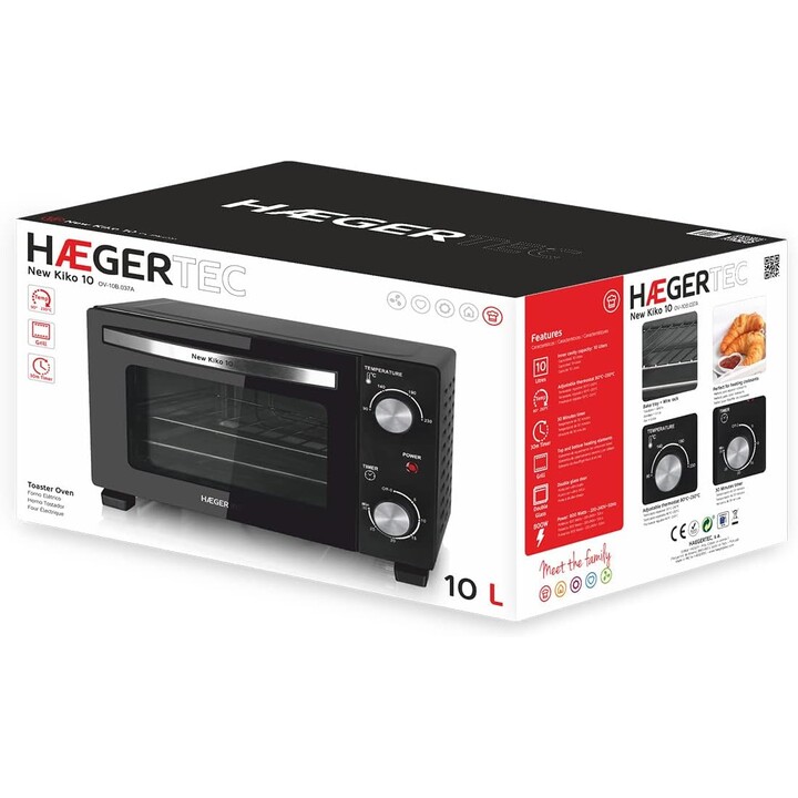 Haeger forno ov-10b.037a 10l preto