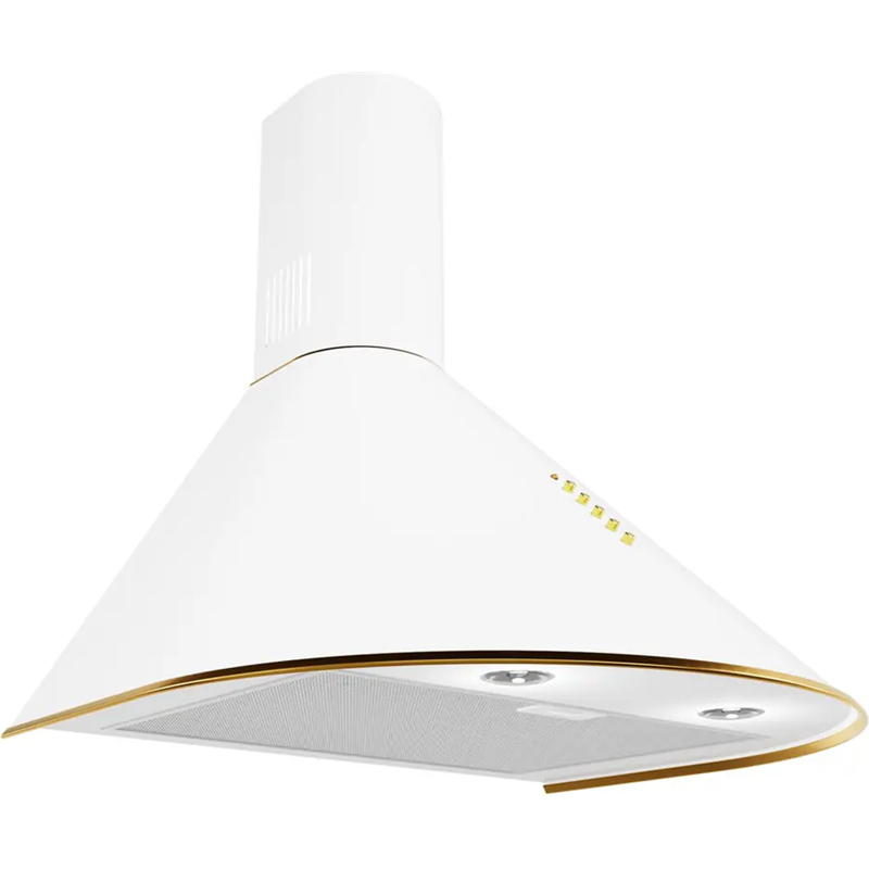 Campana Akpo WK-4 Dandys GOLD 60 cm 450 m³/h Blanco