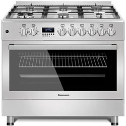 Fogão a gás de RavanSon Kwge K90 6 Top Chef 6 Zonas Silver