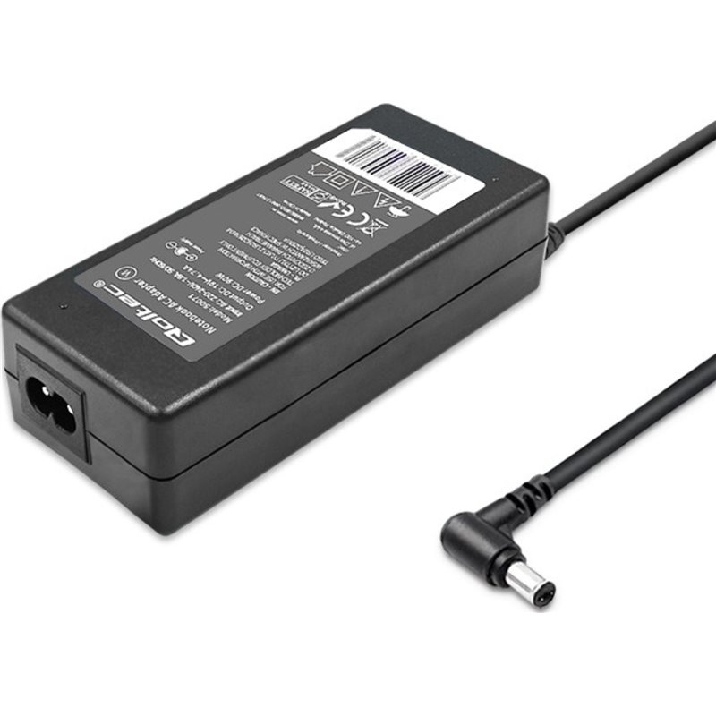 Adaptador de corriente Qoltec para portátil Asus 90 W | 19 V | 4,74 A | 5,5 x 2,5 | + cable de alimentación