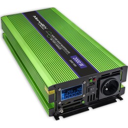 Alimentatore e inverter Qoltec Monolith Auto 2000 W Verde