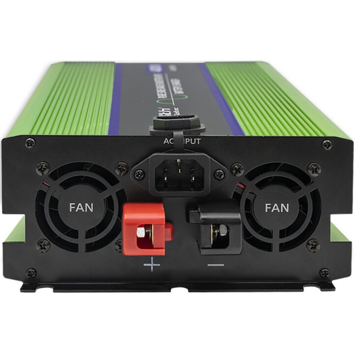 Qoltec Monolith power adapter and inverter Auto 2000 W Green