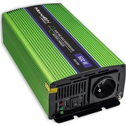 Qoltec Monolith power adapter and inverter Auto 600 W Green