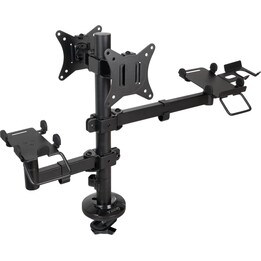 Suporte para 2 Monitores, POS, Impressora, Terminal e Leitor TooQ TQPM0002/ até 9kg