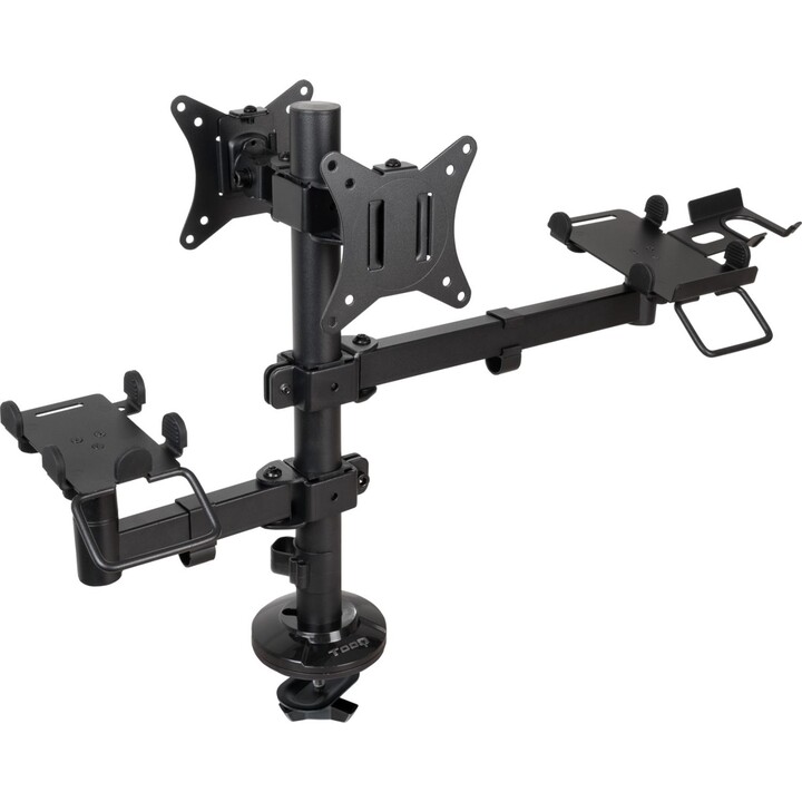 Unterstützungfür2 Monitore, POS, Drucker, Terminal und Reader TooQ TQPM0002/ bis zu 9 kg