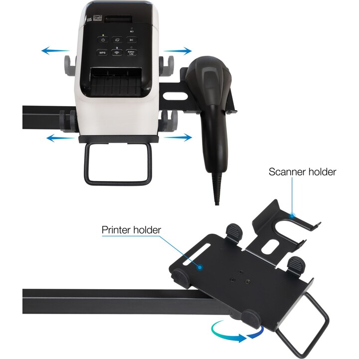 Unterstützungfür2 Monitore, POS, Drucker, Terminal und Reader TooQ TQPM0002/ bis zu 9 kg