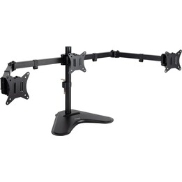 Tooq Soporte de Mesa para 3 Pantallas 17"-27", Negro, carga máxima 7 kg por brazo
