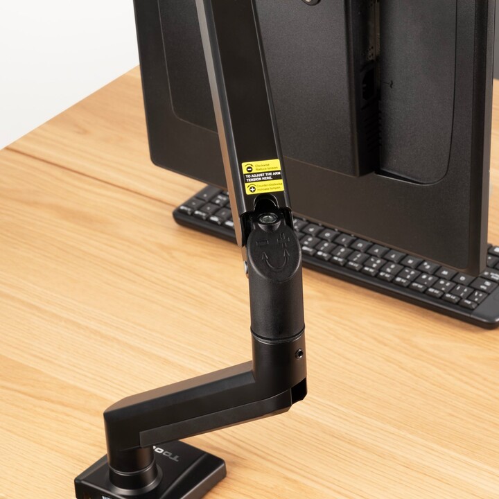 Tooq Soporte de Mesa para Pantalla 13”-34”, Negro, carga máxima 10 kg