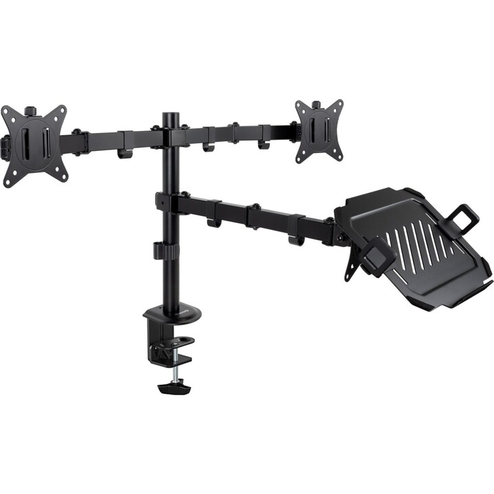 Support for 2 Monitors and 1 Laptop TooQ DB1202TN-B/ up to 9kg
