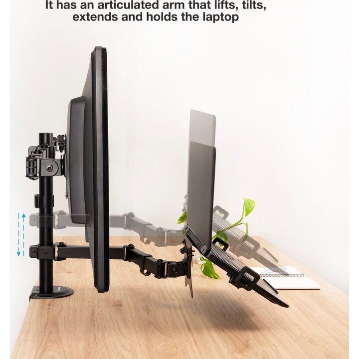 Support for 2 Monitors and 1 Laptop TooQ DB1202TN-B/ up to 9kg
