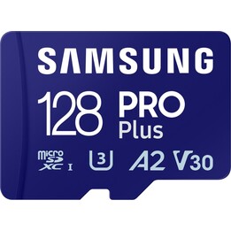 Scheda di memoria Samsung PRO Plus 2023 128GB microSD XC/ Classe 10/ 180 MB