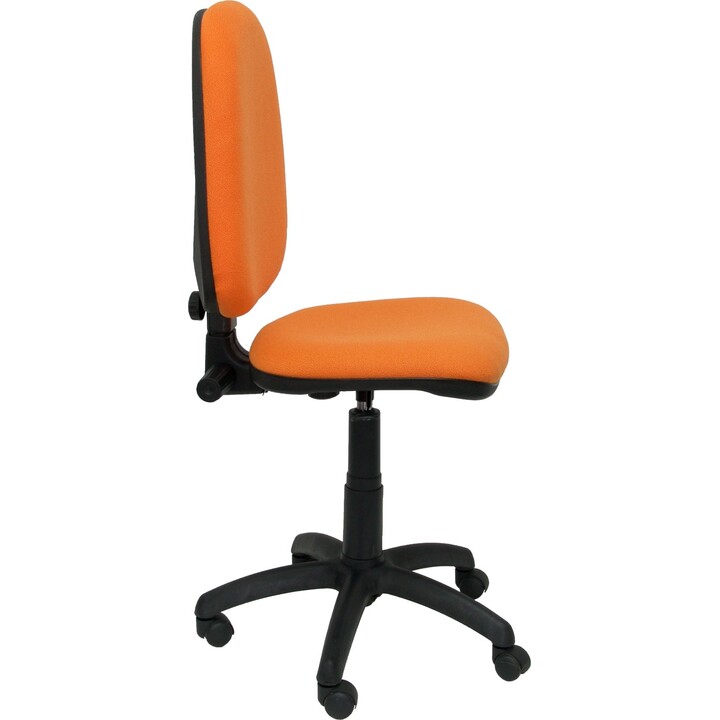 Piqueras y Crespo Silla de oficina tela Aýna para teletrabajo naranja respaldo regulable en altura