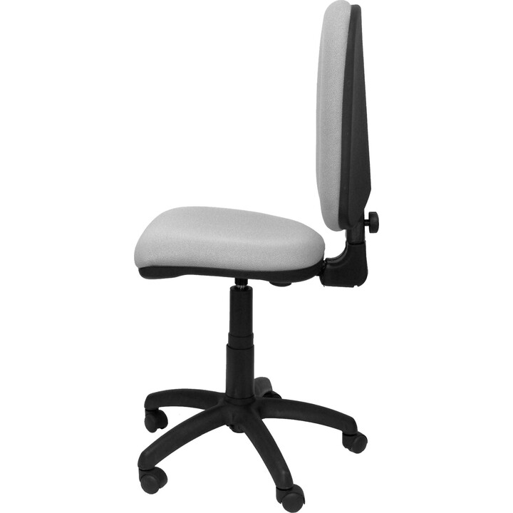 Piqueras y Crespo Silla escritorio de tela Aýna gris claro con respaldo regulable en altura
