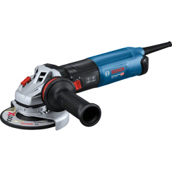 Bosh Amoladora profesional GWS 17-125, 1700w, 11.500 rpm, disco 125mm, azul y negro