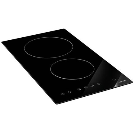 Placa Mpm Vitrocerámica MPM-30-Vcb-22/Y 2 Zonas Negro