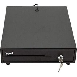 Iron-15 Cash Drawer / 37cm / 4+8 / RJ11 / Black / Automatic - Manual