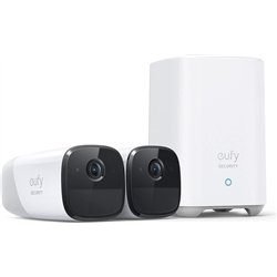 Pack système de sécurité Eufy Eufycam 2 Pro avec 2 caméras IP