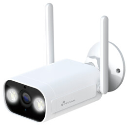Cámara IP inteligente Nivian Nvs-Ipc-02-L IP66 Wifi 2K Blanca