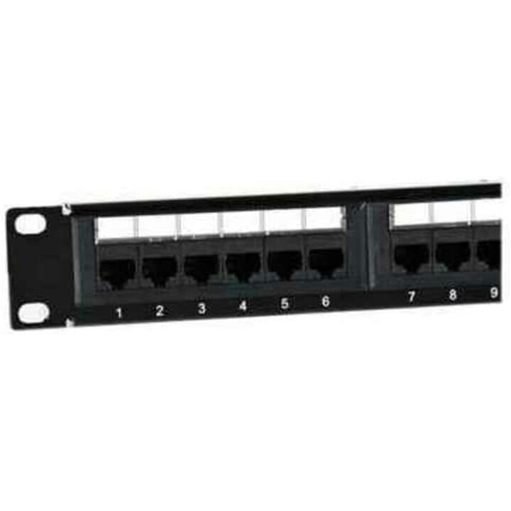 Patchpanel 2Lan 24 Rj45-Ports Kat. 6