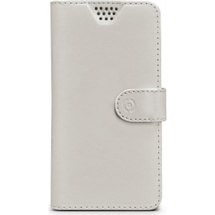 Custodia a libro bianca Celly Universal Xl