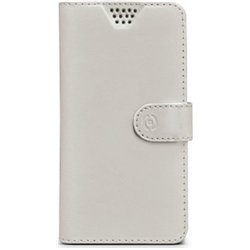 Celly Universal L Book Type Case Weiß