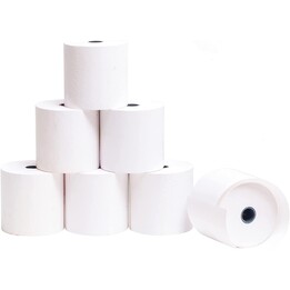 Rollo de papel térmico para impresora de tickets (60 x 80, paquete de 10 unidades)