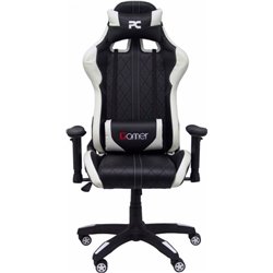 Chaise gaming paradise en simili cuir noir