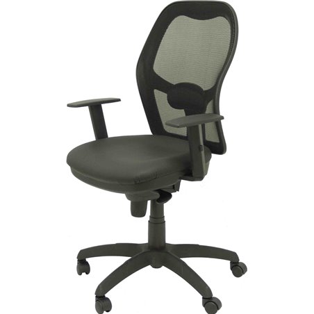 Black mesh jogger chair seat