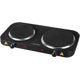 Esperanza EKH014K Elektrischer Herd 2 Zonen Schwarz schwarz