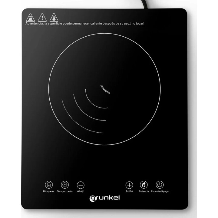 Grunkel PIN-2000 Placa de indução preta