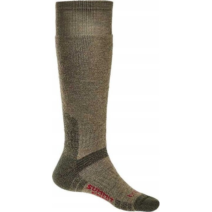 Chaussettes d'expédition Bridgedale Explorer Heavy Merino P au genou - Olive