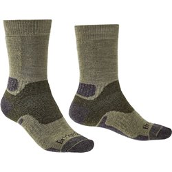 Calcetines de senderismo Bridgedale Hike Mid Merino P Boot - Verde