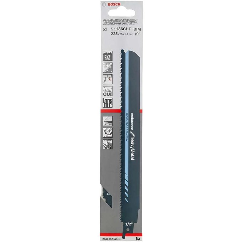 Bosch 2 608 657 526 Sägeblatt für Stichsägen, Laubsägen & elektrische Sägen