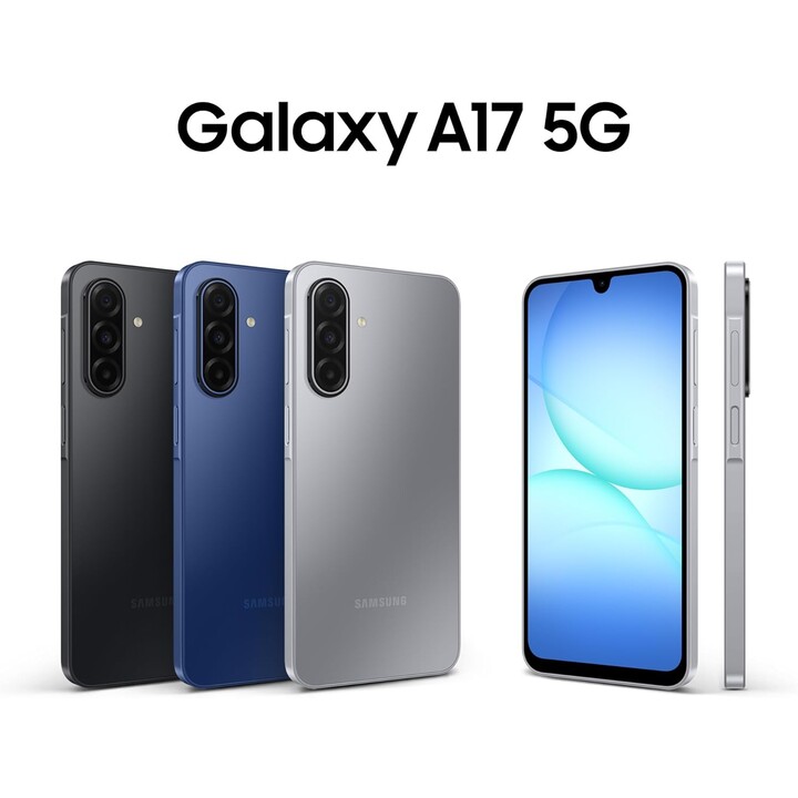 Samsung Galaxy A17 5G, 8GB RAM 256GB, teléfono inteligente AI, marco delgado de 7.5 mm, 50mp, 5000 mAh, azul
