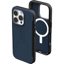 Caso civil da UAG para iPhone 16 Pro, azul