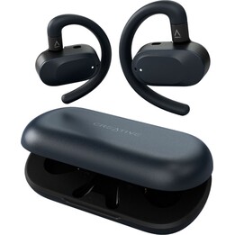 Creative Labs Outlier Go Fones de ouvido sem fio Gancho de orelha Chamadas/Música/Esporte/Uso diário USB Tipo C Bluetooth Azul