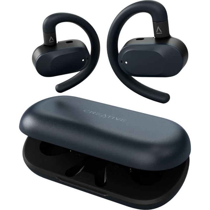 Creative Labs Outlier Go Auriculares Inalámbrico Gancho De Oreja Llamadas/música/deporte/uso Diario Usb Tipo C Bluetooth Azul