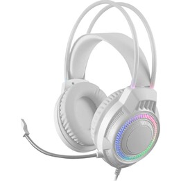 Mars gaming headset MH124 FRGB 3.5mm jack USB power volume control white color
