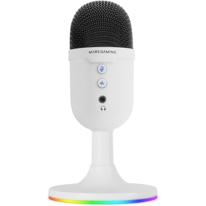 Microphone Mars Gaming MMIC-CX / USB 2.0 / Blanc