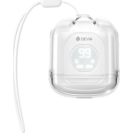 Devia Smart M6 Wireless Earphone / TWS / Bt 5.3 / 250 mAh / White