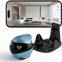 Ebo Air 2 - Robot de surveillance domestique (bleu)