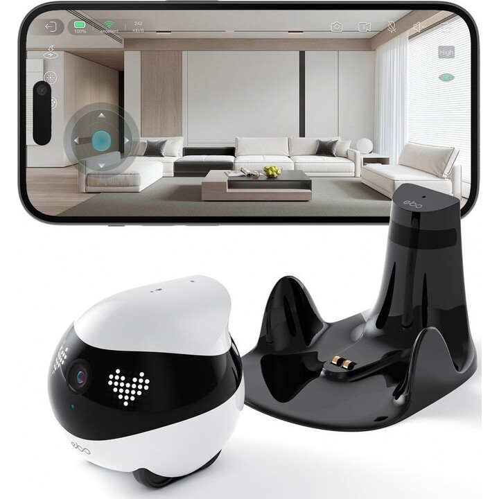 Ebo Air 2 - Robô de Monitorização Doméstica (Azul)