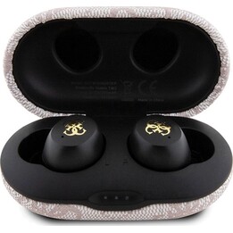 Fones de ouvido sem fio Guess 4G / TWS / Cancelamento de ruído / Bt 5.3 / 300 mAh / Rosa / GUTWSP4EGP