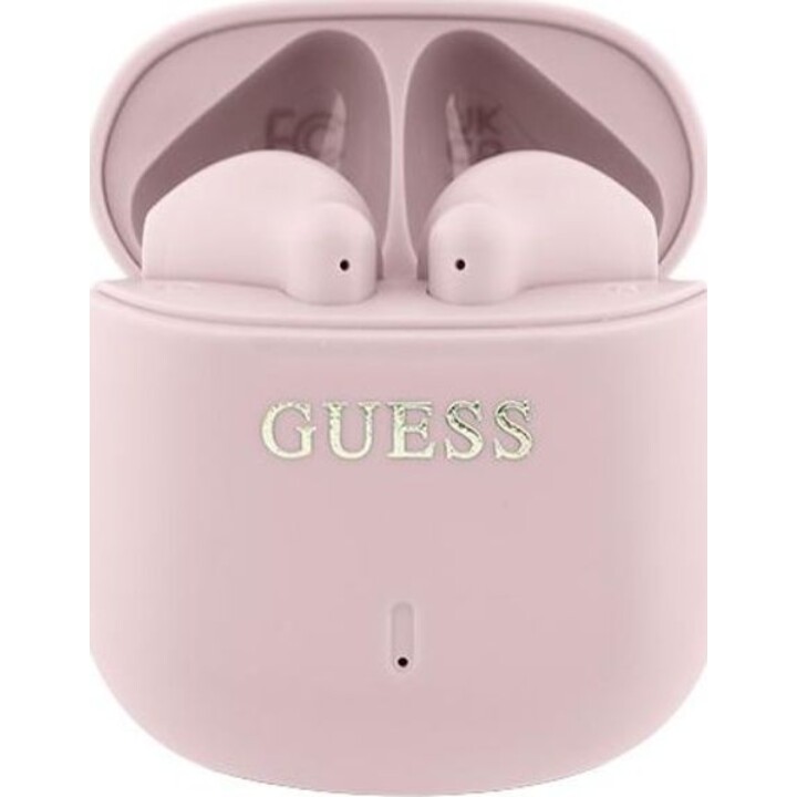 Auricular inalámbrico Guess Classic / TWS / Bt 5.3 / Control por voz / 300 mAh / Rosa / GUTWSJ14ESGP