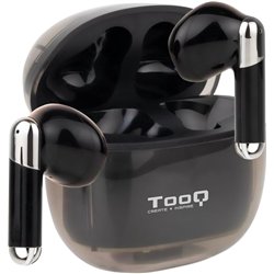 Tooq Onyx Bluetooth 5.3 Headphones Black / Type-C / Touch Control / Charging Base / TQBWH-0054B