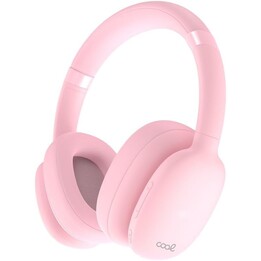 Cool Roller auscultadores estéreo Bluetooth sem fios rosa