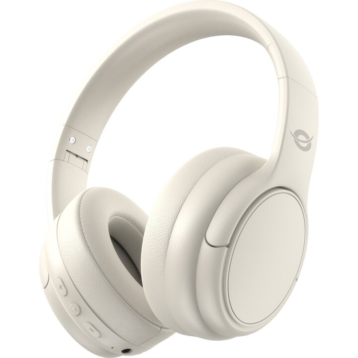 Conceptronic PARRIS03C cuffia e auricolare Con cavo e senza cavo A Padiglione MUSICA Bluetooth Crema